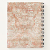 Je Initialen toevoegen | Garnet Weft Notitieboek (Achterkant)