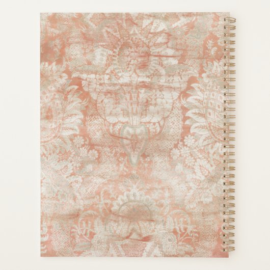 Je Initialen toevoegen | Garnet Weft Planner (Achterkant)