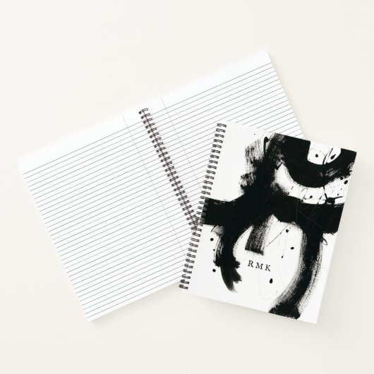 Je Initialen toevoegen | Onyx Gesture Notitieboek (Binnen)