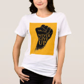 Je innerlijke held"** Geloof in je kracht, Tri-Blend Shirt (Voorkant)