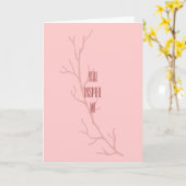 Je inspireert me kaart (Gele Bloem)