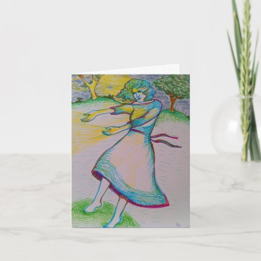 Je inspireert me (vrouw) kaart (Voorkant)