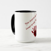 Je inspireert mijn innerlijke seriemoordenaar mok (Voorkant links)