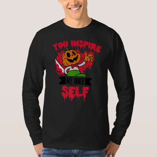 Je inspireert mijn innerlijke zelf Halloween Jack  T-shirt (Voorkant)