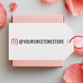 Je Instagram Naam & Social Media Icoon Promo Cadeaulabel