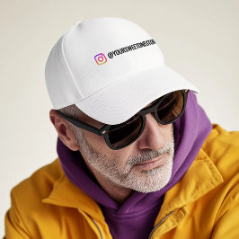 Je Instagram Naam & Social Media Icoon Promo Trucker Pet