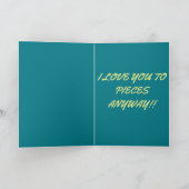 Je irriteert me, maar ik hou van je kaart (Binnen)