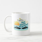 Je jacht om te weten koffiemok (Links)