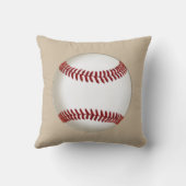 Je Jersey nummer, Monogram Dirty Baseball Pillow Kussen (Achterkant)