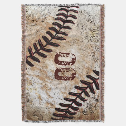 Je Jersey nummer op Cool  Baseball Blanke Deken (Voorkant Verticaal)