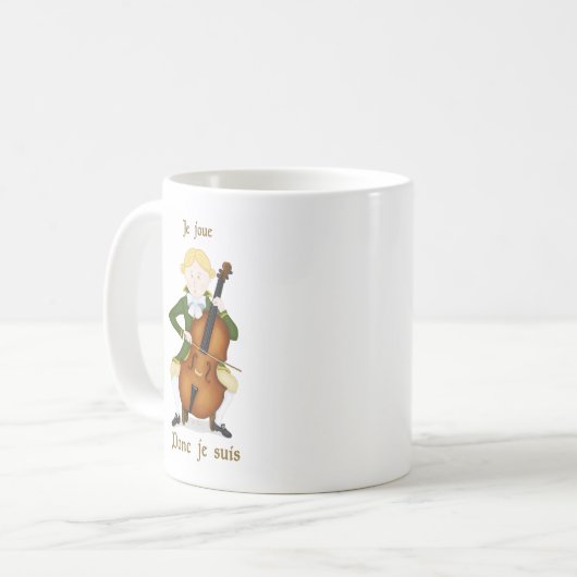 Je joue donc je suis koffiemok (Voorkant links)