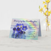 Je kaart missen voor kleindochter (Gele Bloem)