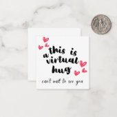 Je kaart ontbreekt notitiekaartje (Voorkant / Achterkant in situ)