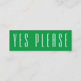 Je Kaarten voor aangepaste toestemming Mini Visitekaartje