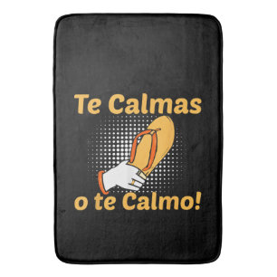 Je kalmeert of ik kalmeer je Spaanse Moeder Mexica Badmat