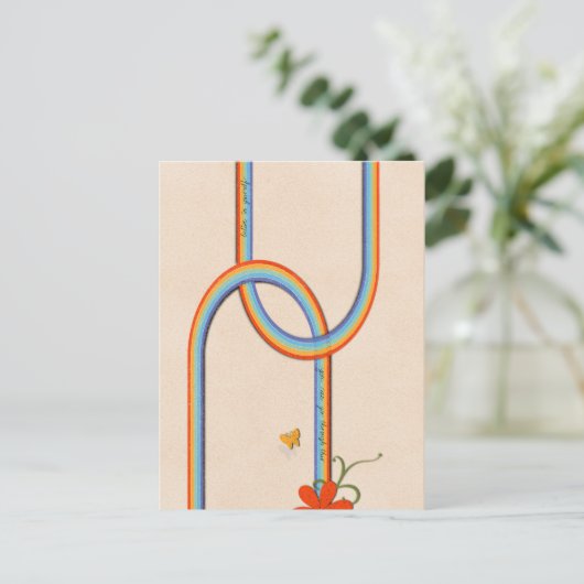 Je kan dit doorstaan briefkaart (Staand voorkant)