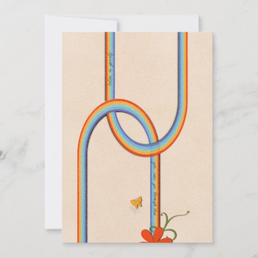 Je kan dit doorstaan feestdagenkaart (Voorkant)