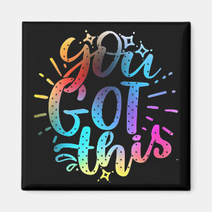 Je kan dit inspirerende sterren en kleuren magneet