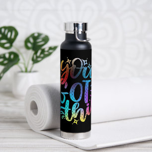 Je kan dit inspirerende sterren en kleuren   waterfles