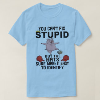 je kan domheid niet genezen t-shirt