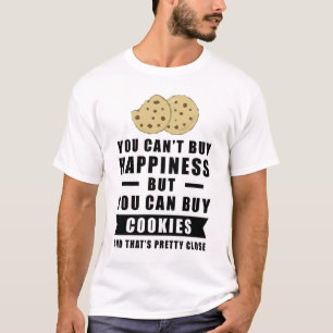 Je kan geen geluk kopen, maar je kan wel koekjes k t-shirt
