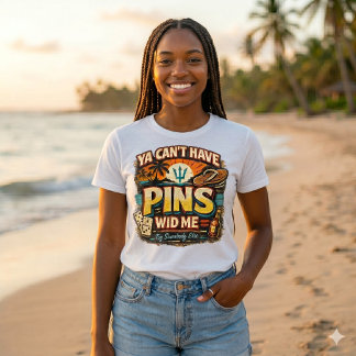 Je Kan Geen Pins Bij Me Hebben – Caribische Domino Tri-Blend Shirt