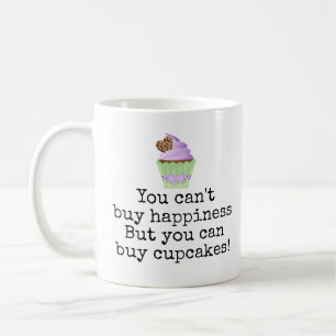 Je kan geluk niet kopen. Maar je kan wel cupcakes Koffiemok