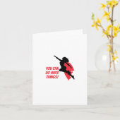 Je kan harde dingen doen  kaart (Gele Bloem)