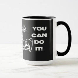 Je Kan Het Fitness Motivatie Sportzaal Workout T-S Mok