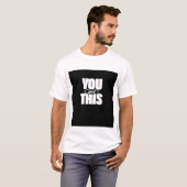 JE KAN HET. T-SHIRT MET OPDRUK (Voorkant volledig)