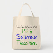Je kan me niet schelen dat ik een leraar wetenscha tote bag (Voorkant)