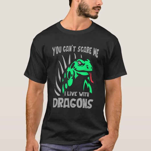 Je kan me niet schelen dat ik leef met dragons hag t-shirt (Voorkant)