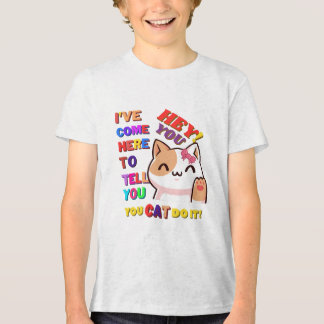 Je kat doet het. Tri-Blend shirt