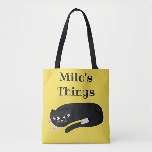 Je kat heeft dingen tote bag (Voorkant)