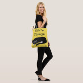 Je kat heeft dingen tote bag (Op model)