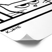 Je kat houdt niet van dat andere kat poster (Hoek)