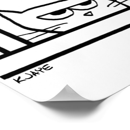 Je kat houdt niet van dat andere kat poster (Hoek)