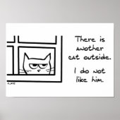 Je kat houdt niet van dat andere kat poster (Voorkant)