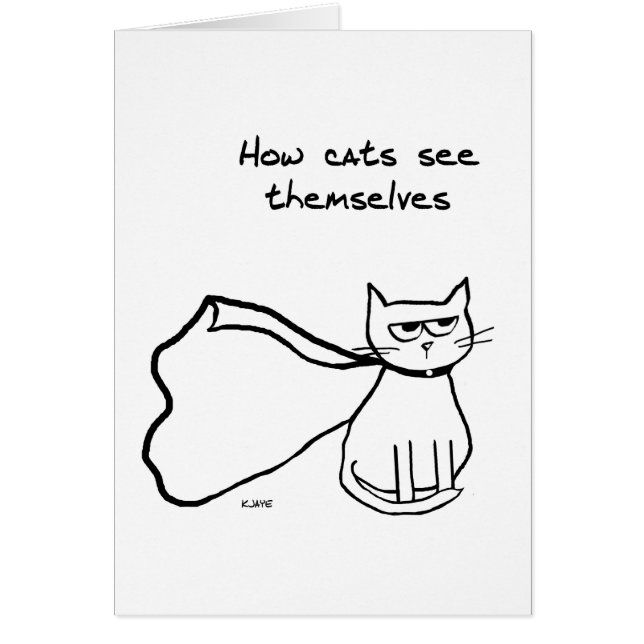 Je kat in de superheld - grappige kat-gift (Voorkant)