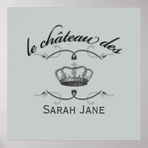 Je kat met kroon poster