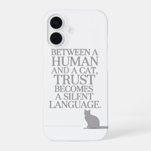 Je katachtige vriend iPhone 16 hoesje (Achterkant)
