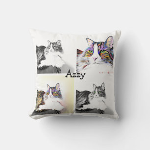 Je kattennaam, verbluffende moderne kat kussen