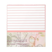 Je kende me notitieblok (Voorkant)