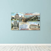 Je kent geen bonen, Schilderachtig Uitzichten van  Canvas Afdruk (Insitu (Houten vloer))