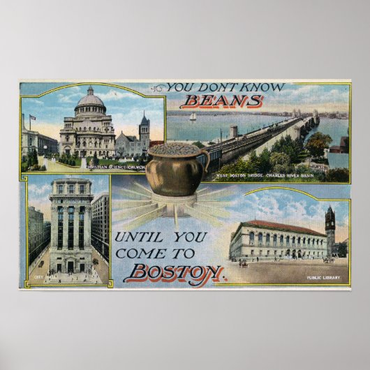 Je kent geen bonen, Schilderachtig Uitzichten van  Poster (Voorkant)