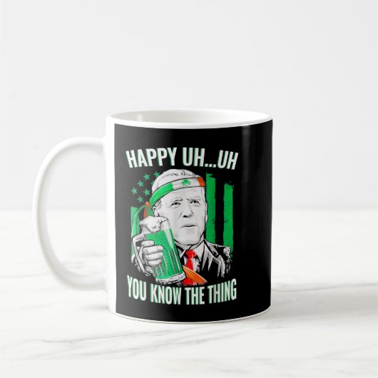 Je kent het ding Joe Biden Beer St Patr Koffiemok (Links)