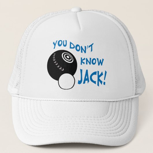 Je kent Jack niet Trucker Pet (Voorkant)