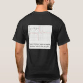 Je kent je asymptote niet... t-shirt (Achterkant)