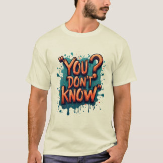 Je kent typografisch niet t-shirt