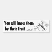 Je kent ze Bumpersticker (Voorkant)